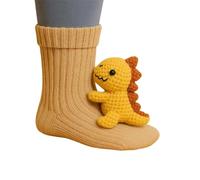 YBEBEWE 3D Knit Animal Socks Cute Novelty Animal Socks New Novelty Floor Sock for Christmas Cute Hand Crochet Knit Sock Adults Warm and Soft Funny Sloth