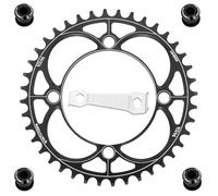 YBEKI 104BCD Chainring - CNC 7075-T6 Aluminum Narrow-Wide Round Chainwheel for MTB/Road Bikes (32-52T) | Compatible with Shimano/SRAM 8-11 Speed | Ultra-Light | Anti-Drop Design (36T)