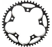 YBEKI 130BCD Narrow-Wide Chainring | CNC 7075-T6 Aluminium (38-60T) | UKCA Certified | Shimano 105/Ultegra & SRAM Force Compatible | 45% Lighter vs Steel | 8-12 Speed Road/Gravel/CX Bikes(black, 42T)