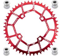 YBEKI 7075-T6 Aluminum Narrow-Wide Chainring 40T/42T/44T/46T/48T/50T/52T-104BCD CNC Machined MTB/Road Bike Chainwheel | Ultra-Lightweight & Anti-Drop Design | Compatible with Shimano/SRAM 8-11 Speed