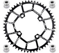 YBEKI 7075-T6 Aluminum Narrow-Wide Chainring 40T/42T/44T/46T/48T/50T/52T-104BCD CNC Machined MTB/Road Bike Chainwheel | Ultra-Lightweight & Anti-Drop Design | Compatible with Shimano/SRAM 8-11 Speed