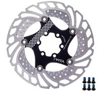 YBEKI Premium Floating Disc Brake Rotor (140/160/180/203mm) - 7075-T6 Aircraft Aluminum Core & Stainless Steel - 72° 6-Bolt Design for MTB/Road/BMX - 0.08mm Precision & Enhanced Heat Dissipation