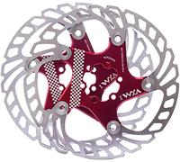 YBEKI Premium Floating Disc Brake Rotor 140/160/180/203mm - CNC Machined SUS420 Stainless Steel & T6 6061 Aluminum | 30% Heat Reduction | Shimano/SRAM/TRP 6-Bolt Compatible (red, 140mm)