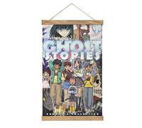 YBEL Magnetic Scroll Anime Ghost Stories Hangers Poster DIY Wall Fabric Decor Hanging Paintings Frame Kit Holder For Living Room