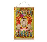 YBEL Magnetic Scroll Vintage Circus Hangers Poster DIY Wall Fabric Decor Hanging Paintings Frame Kit Holder For Living Room