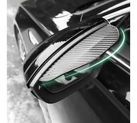 YBERLAOBAN 1 Pair Car Side Wing Mirror Rain Protector for VW Tiguan 2024-2025, Car Rearview Mirror Rain Covers Carbon Fiber Texture Rear View Side Eyebrow