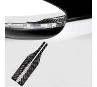 YBERLAOBAN 2 Pieces Rearview Mirror Protective Stickers for Skoda Karoq NU7 I 2017-2025, Carbon Look Anti-collision Strips, Car Side Mirror Decoration Accessories