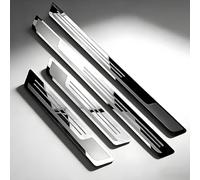 YBERLAOBAN 4 Pcs Car Door Sill Protector Fit for Volvo XC60 SUV 2013-2017, Scuff Plate Guard Stainless Steel Sill Trim Cover Pedal Styling Accessories