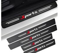 YBERLAOBAN 4 Pcs Car Door Sill Protector for Nissan Qashqai J12 e Power 2021-2025, Carbon Fiber Door Sill Strip, Vehicle Door Sill Trims, Threshold Protection Strips