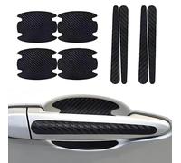 YBERLAOBAN 8 Pcs Carbon Fiber Anti-Scratches Protectors for Hyundai ix35 2010-2017, Door Side Handle Paint Guard, Car Door Handle Protector, Paint Guard Cover