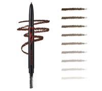 ybf Beauty Eyebrow Pencil - Universal Automatic Brow Pencil With Spoolie Brush - Perfect Eyebrow Makeup Shaper and Filler For Women - All Hair Colors