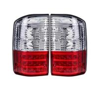 YBFYTUSE Car Tail Light 26550-05J00 Rear Tail Light For N&issan For Patrol GQ Y60 GR 1987-1997 26555-05J00 Turn Signal Lamp Fog Brake Stop Rear Stop Lights(Red White-Pair)