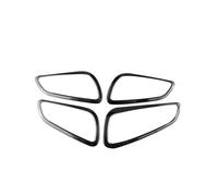 YBFYTUSE Decoration Interior Trim Car Door Interior Handle Decoration Frame Trim for for Focus 3 MK3 2015 2016 2017 2018(Black)