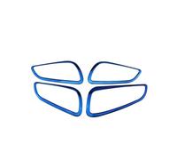 YBFYTUSE Decoration Interior Trim Car Door Interior Handle Decoration Frame Trim for for Focus 3 MK3 2015 2016 2017 2018(Blue)