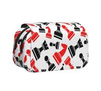 YBGHDAA Chess Pattern Printing Pencil Case Gel Pens Holder Organizer Bag Portable Artist Painting Pencil Pouch