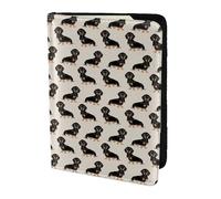 YBGHDAA Dachshund Dog Printing Passport Holder Travel Must Have for Women Men Card Passport Wallet Fit All Standard Passports