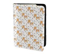 YBGHDAA Dog Printing Passport Holder Travel Must Have for Women Men Card Passport Wallet Fit All Standard Passports
