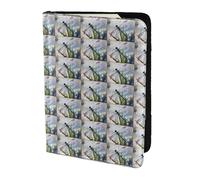 YBGHDAA Dragonfly Painting Printing Passport Holder Travel Must Have for Women Men Card Passport Wallet Fit All Standard Passports