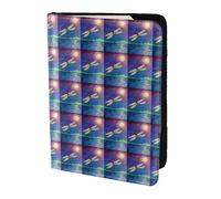 YBGHDAA Dragonfly Painting Printing Passport Holder Travel Must Have for Women Men Card Passport Wallet Fit All Standard Passports