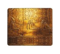 YBGHDAA Egypt Hieroglyphics Thick Mouse Pad Desk Mat, Precise Stitch Lock Edge Non-Slip Design For Pc Console Work Study