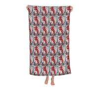YBGHDAA Eiffel Tower Paris Painting Basics Pool Beach Towels Soft Large And Thick