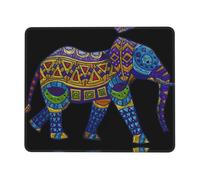YBGHDAA Elephant Thick Mouse Pad Desk Mat, Precise Stitch Lock Edge Non-Slip Design For Pc Console Work Study