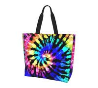 YBGHDAA Exotic Tribe Tie Dye Style Minimalist Printed Tote Bag For Women, Large Capacity Shoulder Bags, Lightweight Handbag For Work, College, Travel