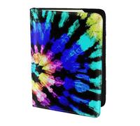 YBGHDAA Exotic Tribe Tie Dye Style Printing Passport Holder Travel Must Have for Women Men Card Passport Wallet Fit All Standard Passports