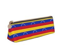 YBGHDAA Flag of Venezuela Printing School Pencil Case Holder Triangular Cute Pen Marker Pouch for Boys and Girls Gift