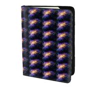 YBGHDAA Galaxy in The Universe Printing Passport Holder Travel Must Have for Women Men Card Passport Wallet Fit All Standard Passports