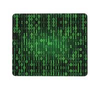 YBGHDAA Hacker Era Thick Mouse Pad Desk Mat, Precise Stitch Lock Edge Non-Slip Design For Pc Console Work Study