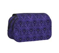 YBGHDAA Haunted Mansion Printing Pencil Case Gel Pens Holder Organizer Bag Portable Artist Painting Pencil Pouch