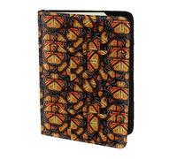 YBGHDAA Heaps of Orange Monarch Butterflies Printing Passport Holder Travel Must Have for Women Men Card Passport Wallet Fit All Standard Passports