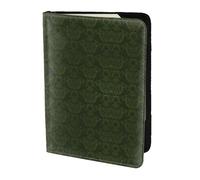 YBGHDAA Hunter Green Floral Petals Pattern Printing Passport Holder Travel Must Have for Women Men Card Passport Wallet Fit All Standard Passports