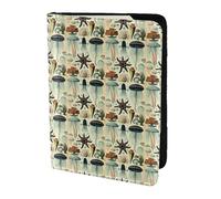 YBGHDAA Jellyfish Ocean Printing Passport Holder Travel Must Have for Women Men Card Passport Wallet Fit All Standard Passports