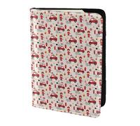YBGHDAA Little Boys and Girls in Firefighters Printing Passport Holder Travel Must Have for Women Men Card Passport Wallet Fit All Standard Passports