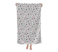 YBGHDAA Love Cat Paw Heart Puppy Foot Print Basics Pool Beach Towels Soft Large And Thick