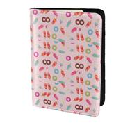 YBGHDAA Many Colored Ice Cream Printing Passport Holder Travel Must Have for Women Men Card Passport Wallet Fit All Standard Passports