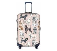 YBGHDAA Oodles of Poodles Printing Suitcase Cover with Zipper, Handle Holes,Elastic Material Keeps Luggage Closed,Ideal for Travel