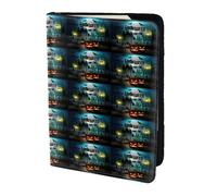 YBGHDAA Owl Pumpkin Happy Halloween Printing Passport Holder Travel Must Have for Women Men Card Passport Wallet Fit All Standard Passports