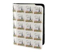 YBGHDAA Paris Eiffel Tower Printing Passport Holder Travel Must Have for Women Men Card Passport Wallet Fit All Standard Passports