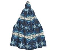 YBGHDAA Rocky Mountain Cloak With Hood Cape,Hooded Cape Full Length Robe For St. Patrick'S Day,Halloween Dress-Up