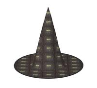 YBGHDAA School Math Printing 2 Pack Halloween Hat Witch Hats For Parties Foldable Lightweight Role Playing Caps For Cosplay