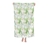 YBGHDAA Springtime Herb Garden Basics Pool Beach Towels Soft Large And Thick