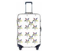 YBGHDAA Stars Eastern Stars Printing Suitcase Cover with Zipper, Handle Holes,Elastic Material Keeps Luggage Closed,Ideal for Travel