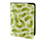 YBGHDAA Sushi Dill Pickles Printing Passport Holder Travel Must Have for Women Men Card Passport Wallet Fit All Standard Passports