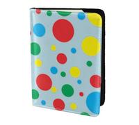 YBGHDAA Twister Polka Dots Printing Passport Holder Travel Must Have for Women Men Card Passport Wallet Fit All Standard Passports
