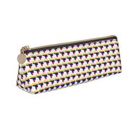 YBGHDAA Venezuela Flag Printing School Pencil Case Holder Triangular Cute Pen Marker Pouch for Boys and Girls Gift