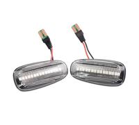 YBGVFCA Turn Flash Lamp Compatible With Opel For Zafira A 1999 2000 2001 2002 2003 2004 2005 Car Left Right Turn Signal Lights Side Marker Light Flasher Lights 09117660 1713400(Clear)