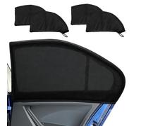 YBHD 4 Pcs Car Sun Shade Side Window Privacy Blinds for Citroen Picasso C2 C3 C4 C5 C1 Elysium Cactus DS3, Car Window Socks Mesh Fabric Breathable UV Heat Block Insect Screen